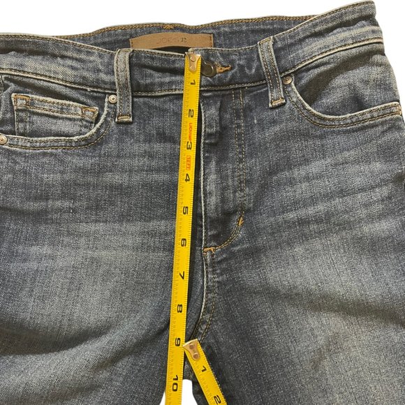 Joe's Jeans Women's Barb Cuff Mid Rise Crop Blue Jeans Size 25 Style 4500371793 - Picture 6 of 11